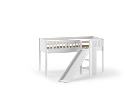 VIPACK - SCOTT HALFHOOGSLAPER MET GLIJBAAN 90 x 200 cm WIT