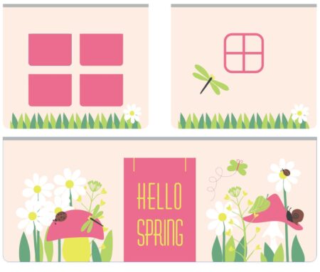 VIPACK - TEXTILES SPRING SPEELGORDIJN VOOR HALFHOOGSLAPER PINO/SCOTT