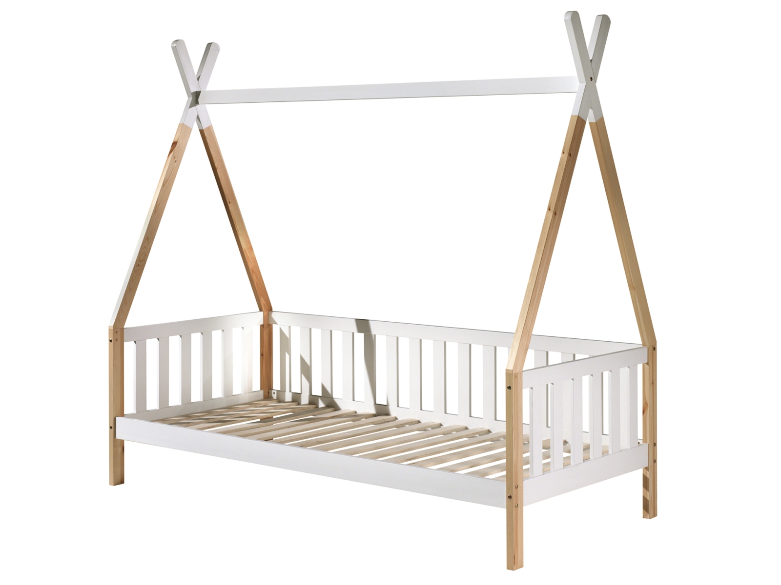 VIPACK - TIPI BED MET HEKJE 90 x 200 cm BI-COLOR