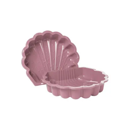 Zandbak met deksel - Summertime - Schelp roze