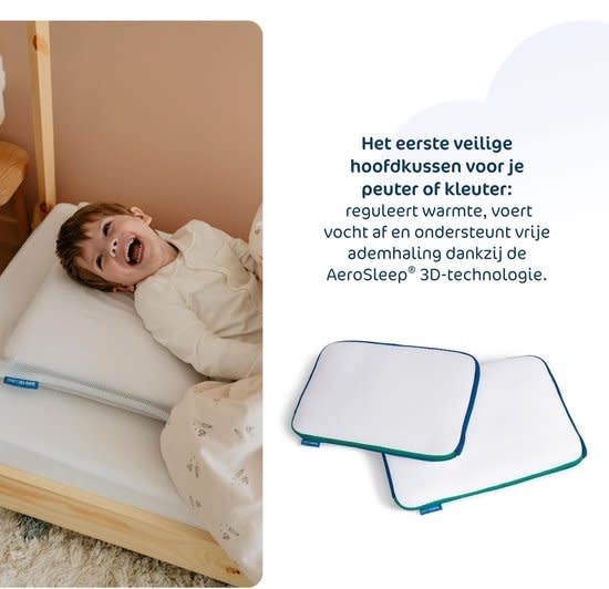 Aerosleep - Sleep Safe Pillow Medium 35 x 50