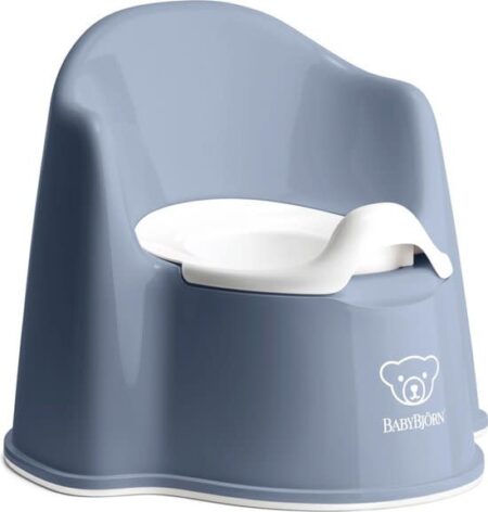 BabyBjörn - Plaspotje Zetel - Diepblauw Wit