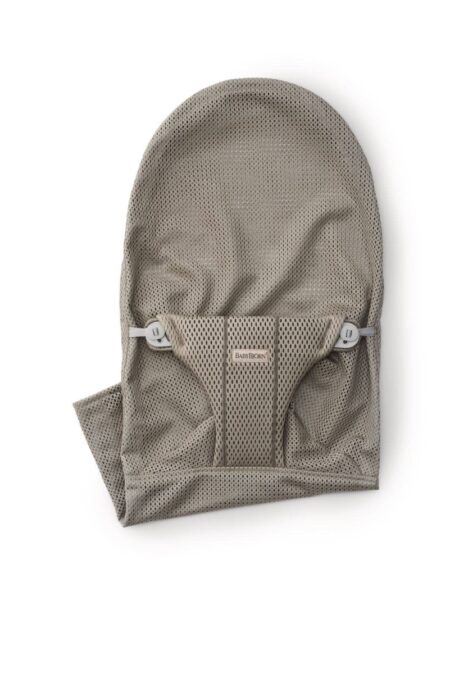 BabyBjörn - Stoffen Zitting Wipstoeltje - Mesh Grijs beige