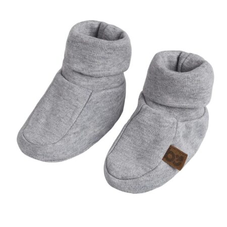 Baby's Only - Slofjes Melange grijs - 3-6 mnd