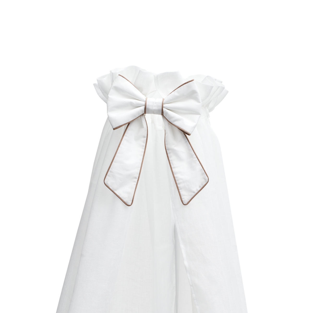 First - Bow For Canopy For Cot Valentina Ethnic White