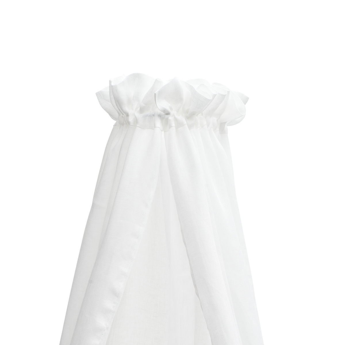 First - canopy for cot VERA linnen HOPEFULL WHITE - white