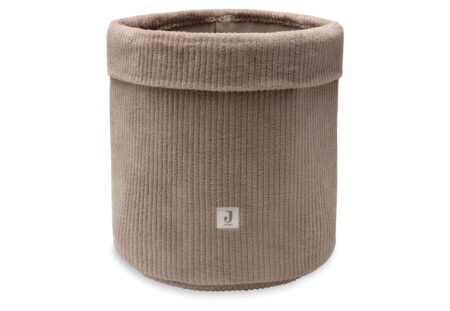 Jollein - Opbergmand Cloudy Rib - Milky Coffee