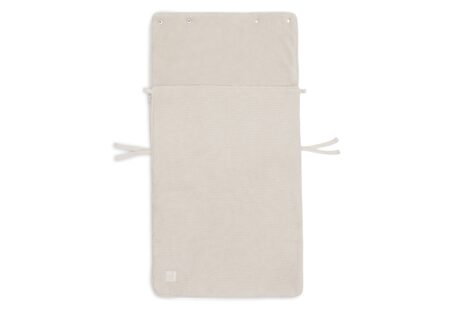 Jollein - Voetenzak groep 0+ 3/5 punts gordel Basic Knit - Oatmeal