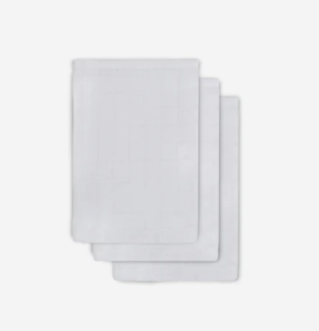 Jollein - Washandje Hydrofiel Wit (3pack)
