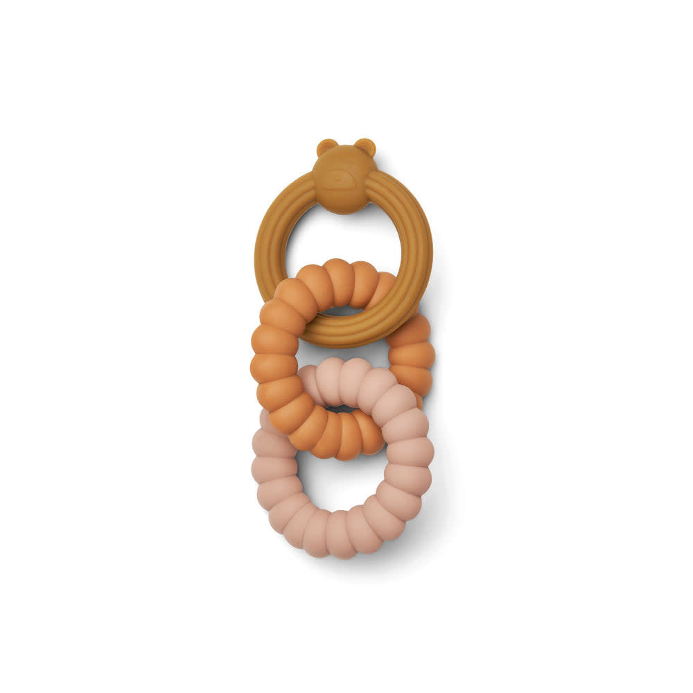 Liewood - Gilbert Teether - Mr Bear/Almond Multi Mix