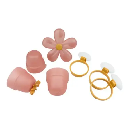 Little Dutch - Badwand bekers - roze - Essentials