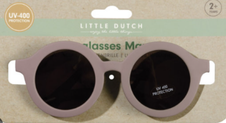 Little Dutch - Kinderzonnebril Rond Mauve
