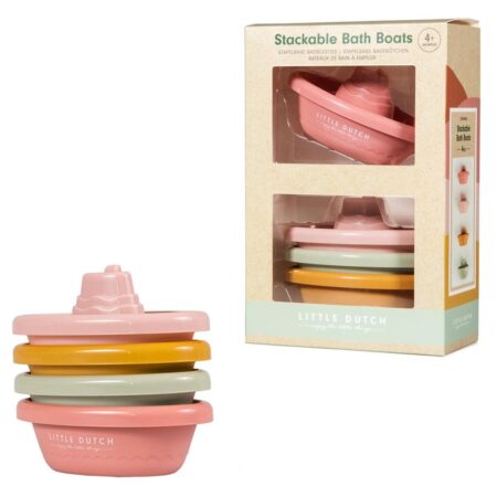 Little Dutch toys - SAILORS BAY Stapelbare Badbootjes Roze