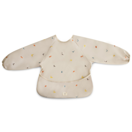 Mushie - Long Sleeve Bib - Dinos