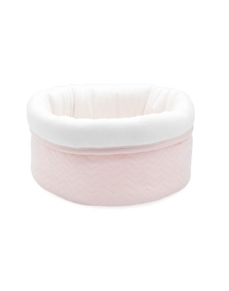 Poetree Kids - Commode mandje - Chevron Light Pink