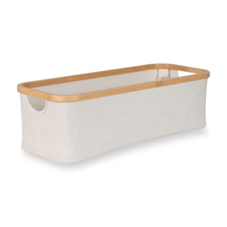 Quax - Opbergmandje Xl - Luiertafel- Nat/Beige