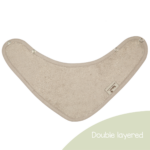 Timboo - Bandana Bib Doubled 36X20Cm - Feather Grey