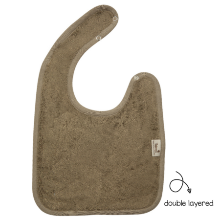 Timboo - Bib Doubled 26X38Cm - Jungle Green