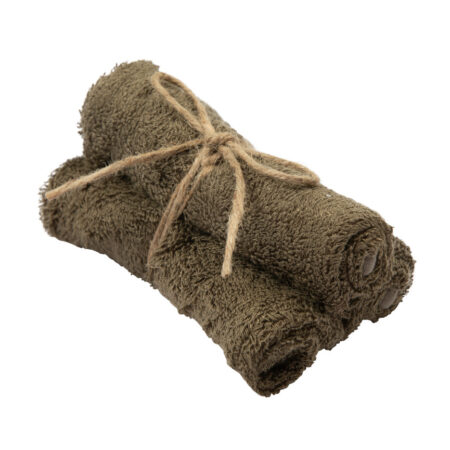 Timboo - Washcloth (3 Pieces) - Jungle Green