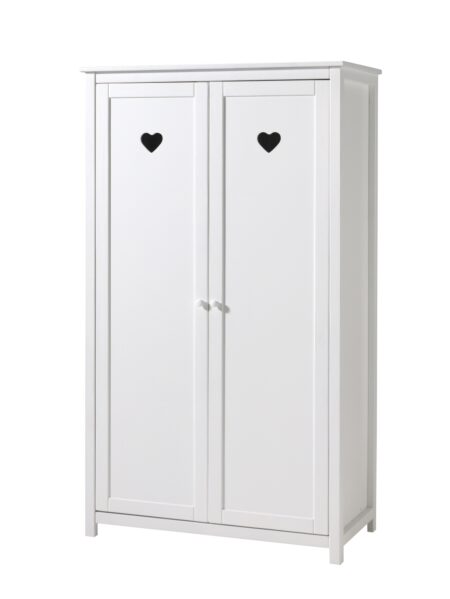 VIPACK - AMORI 2 DEURS KLEERKAST WIT