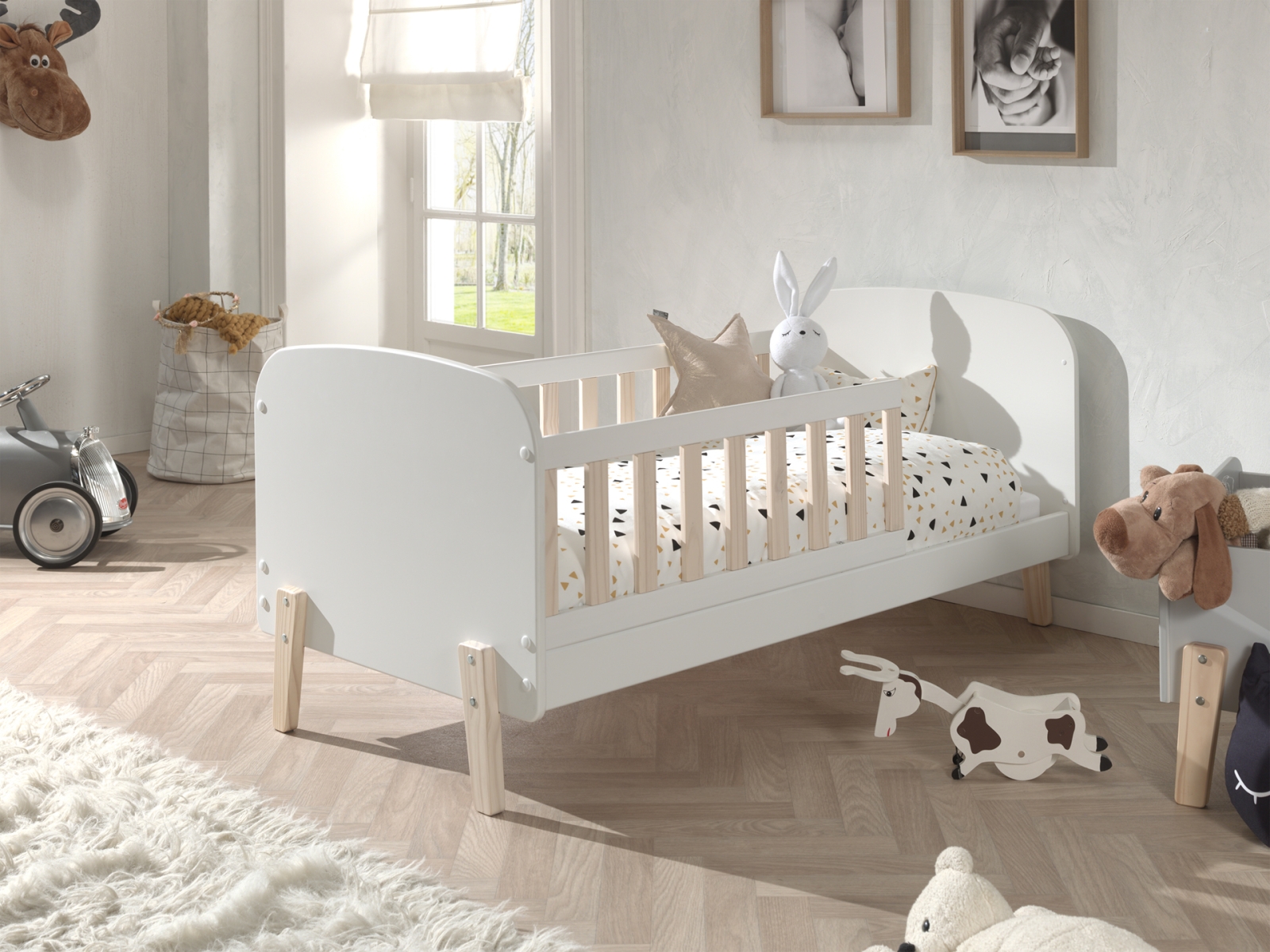VIPACK - KIDDY TODDLER BED 70 x 140 C M WIT