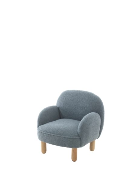 VIPACK - ROCKY SOFA ENKEL MINI BOUCL? DAVIS BLAUW