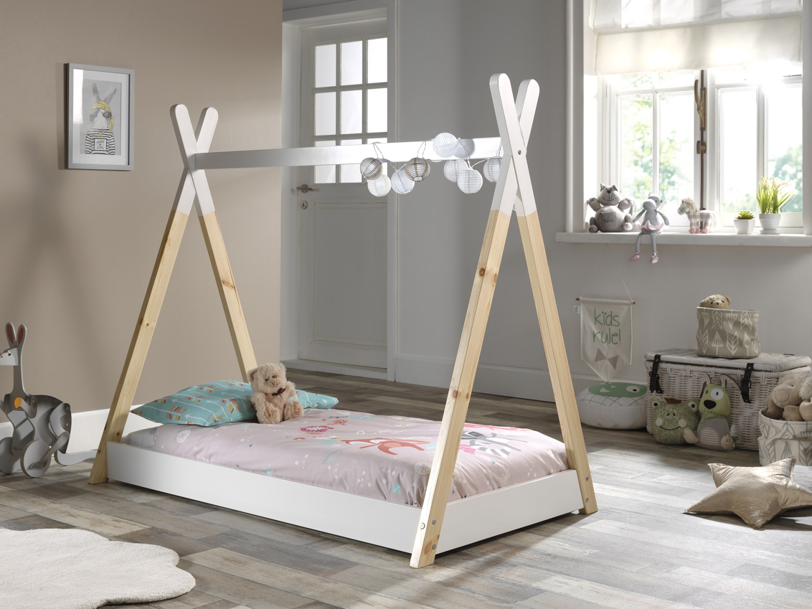 VIPACK - TIPI PEUTERBED 70 x 140 cm