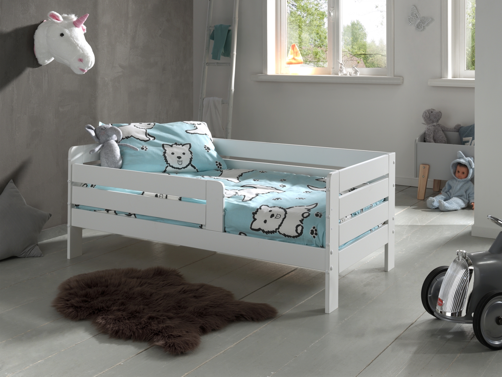 VIPACK - TOD PEUTERBED (71) 70 x 140 cm WIT