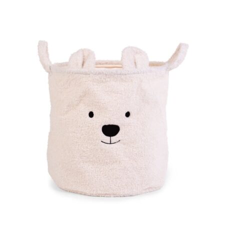 Childhome - Opbergmand - 40x40x40 Cm - Teddy - Ecru