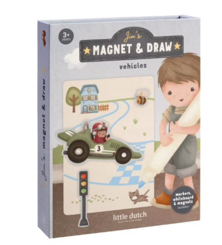 Little Dutch - Magnetisch speelboek Jim