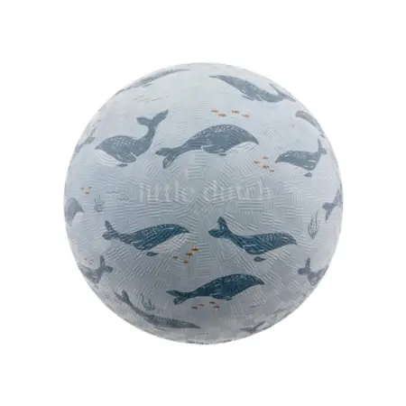 Little Dutch Toys - Rubberen Bal Ocean World Blauw 18 cm
