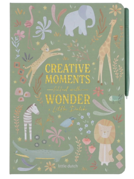 Little Dutch Toys - Tekentablet - Safari Friends groen