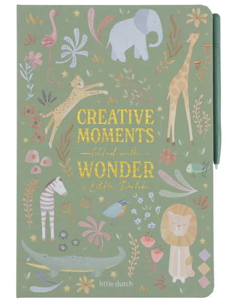 Little Dutch Toys - Tekentablet - Safari Friends groen