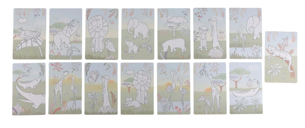 Little Dutch Toys - Tekentablet - Safari Friends groen