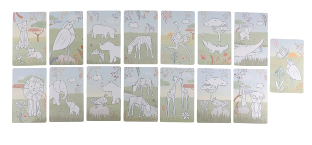 Little Dutch Toys - Tekentablet - Safari Friends groen