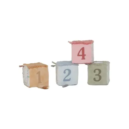 Little Dutch Toys - Zachte blokkenset - Safari Friends
