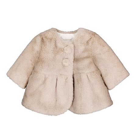 Mayoral - Fur Coat - Mocha