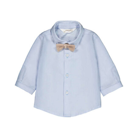 Mayoral - Hemd met strik - Licht blauw