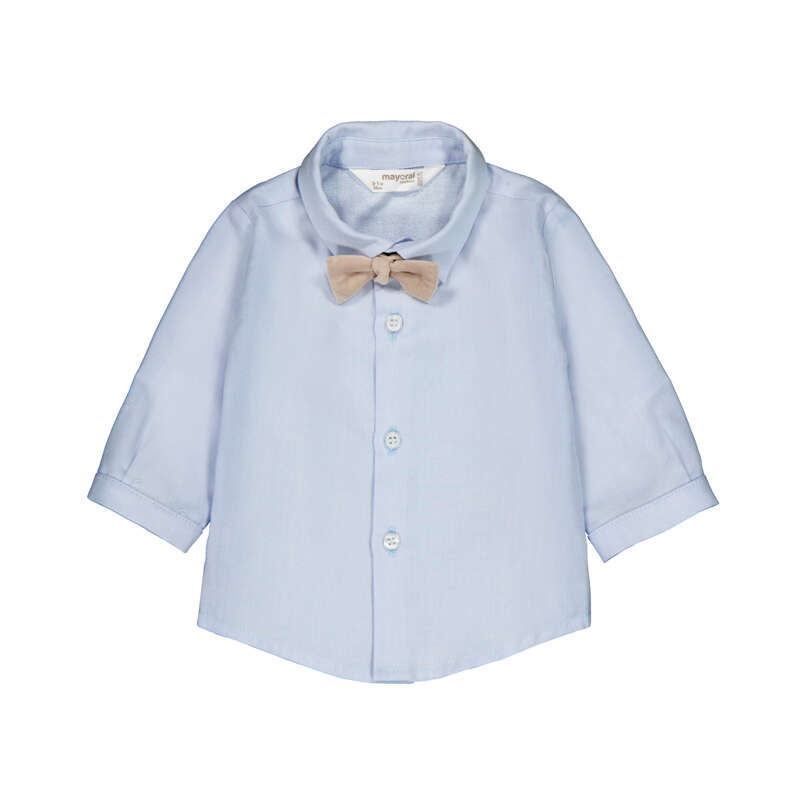 Mayoral - Hemd met strik - Licht blauw