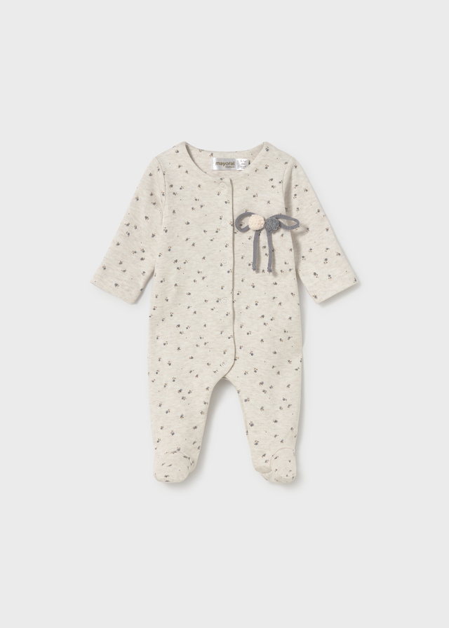 Mayoral - Pyjamapakje voor pasgeboren meisjes - beige