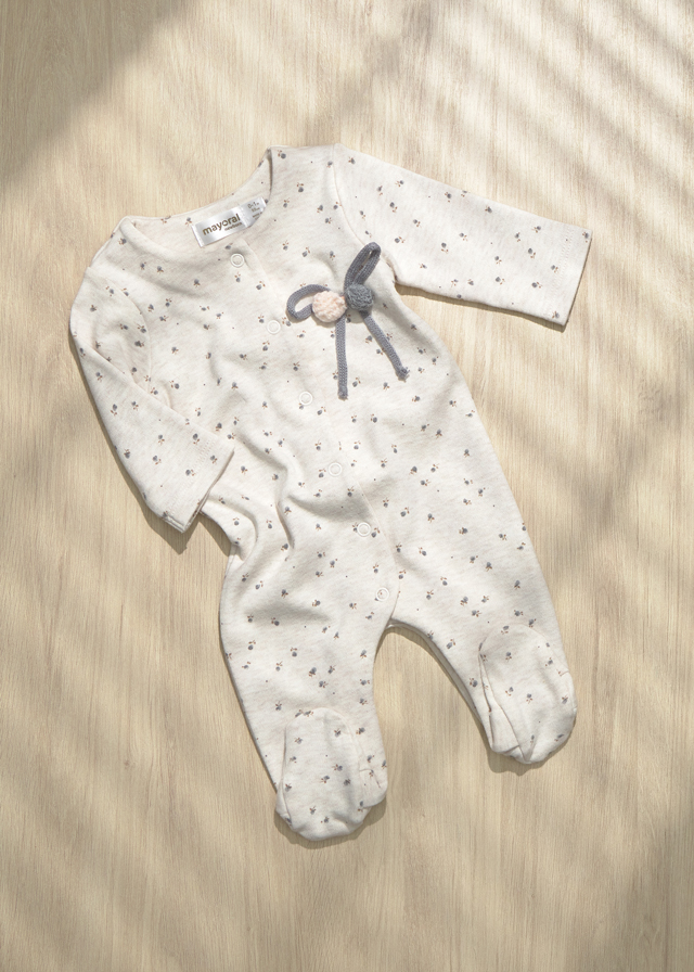 Mayoral - Pyjamapakje voor pasgeboren meisjes - beige