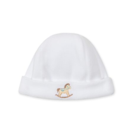 Baby Gi - muts met paardje - wit