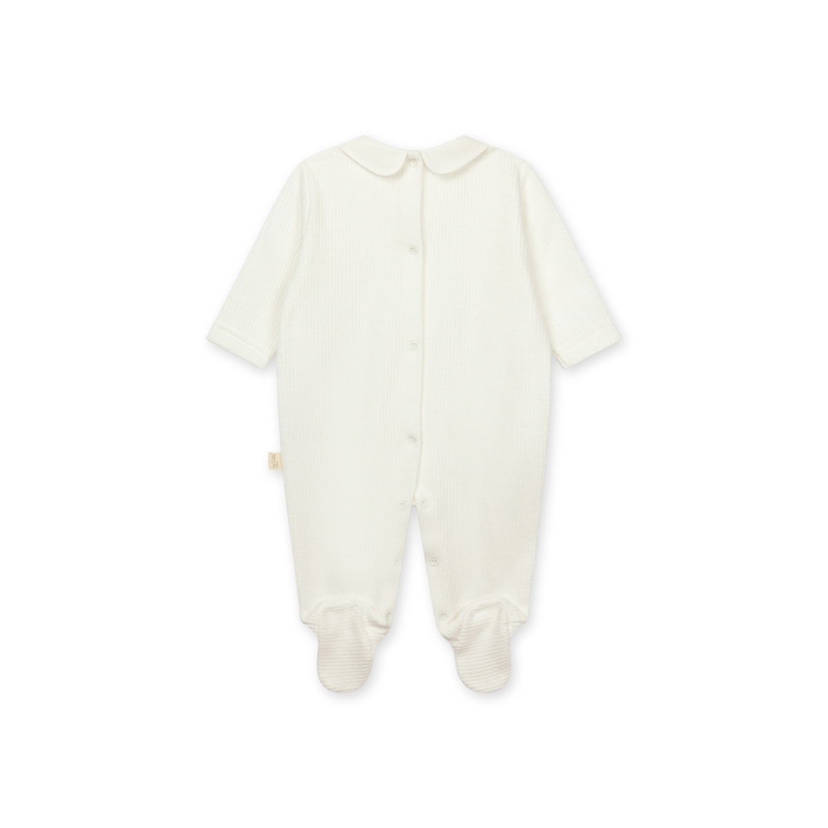 Baby Gi - pyjama met lama met voetjes - wit