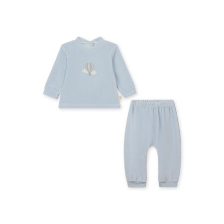 Baby Gi - tweedelige pyjama met ballon - blauw