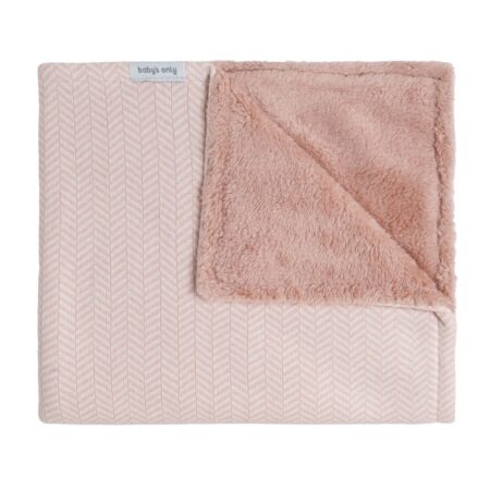 Baby's Only - Ledikantdeken teddy Dawn blush/ecru