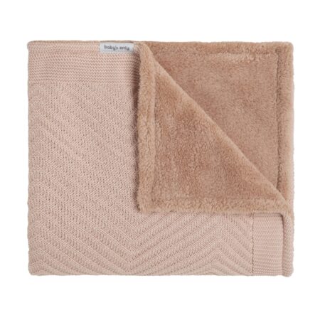 Baby's Only - Wiegdeken teddy Grace blush