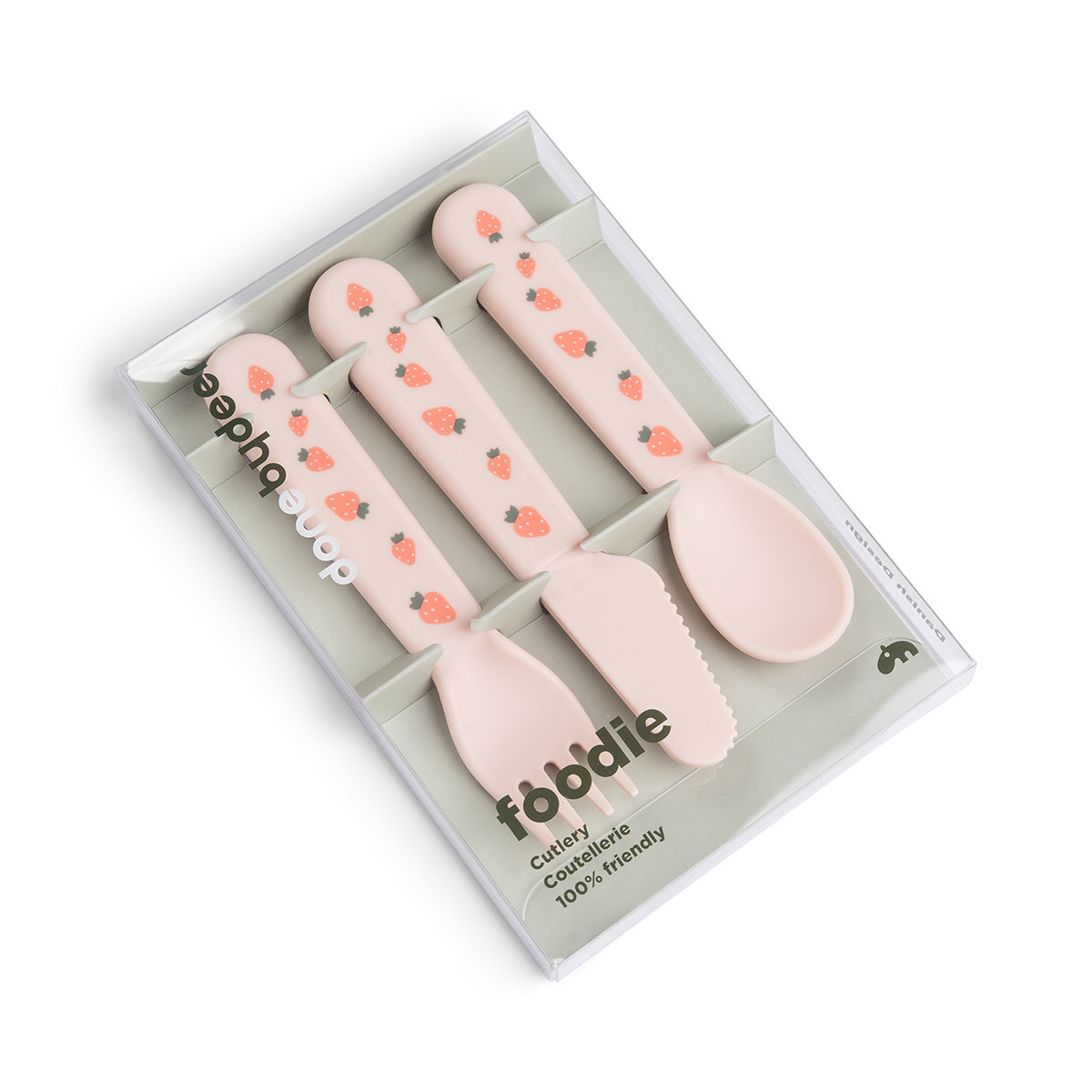 Done by Deer - Foodie cutlery set Tiny farm Powder