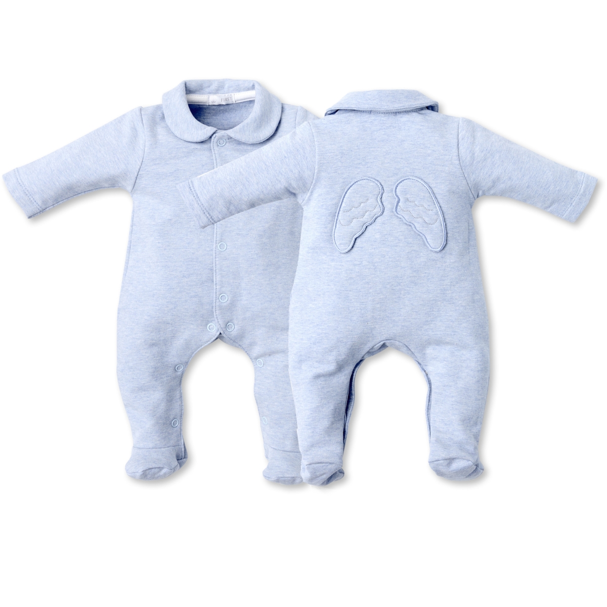 First - rompersuit ANGEL ESSENTIALS AZZURO