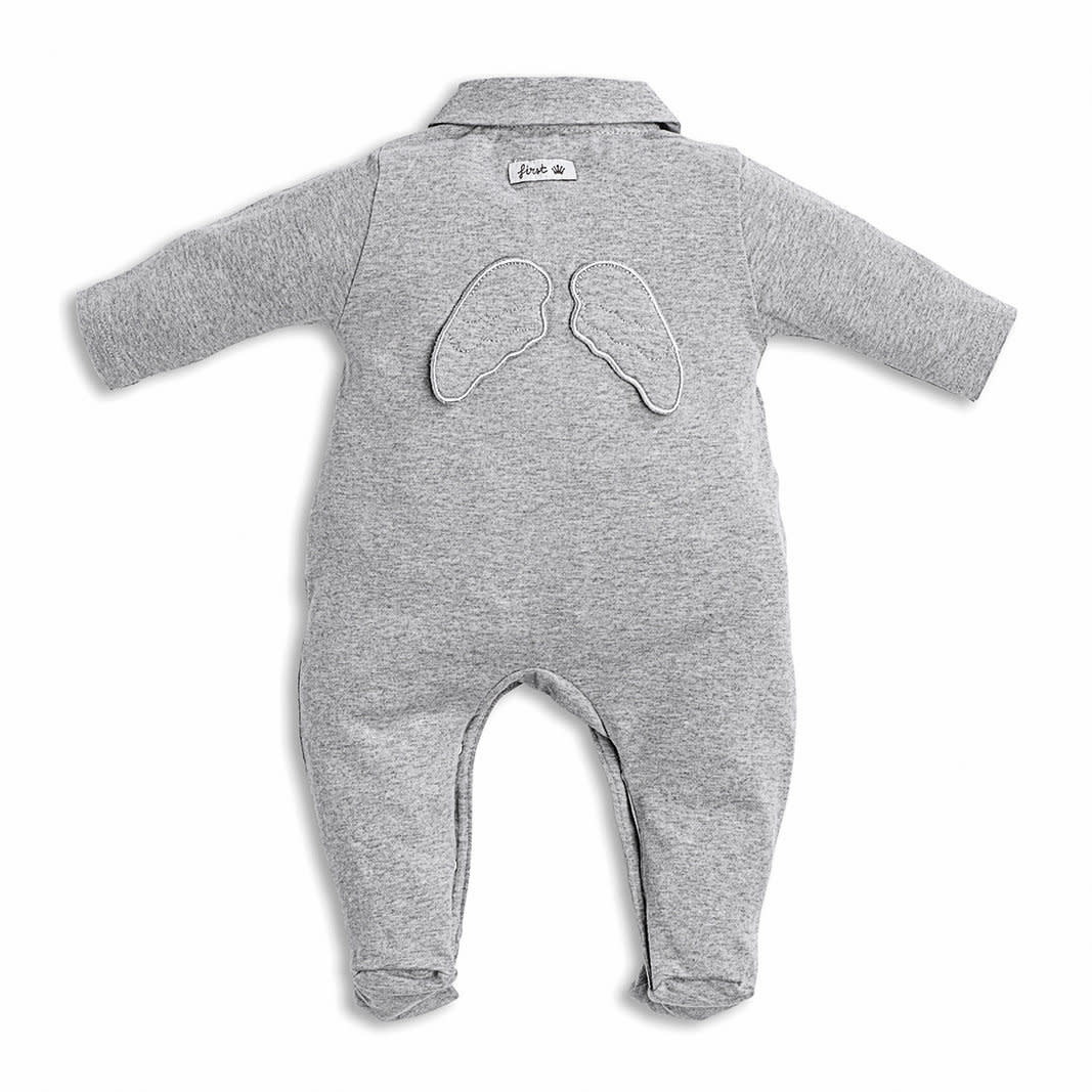 First - rompersuit ANGEL ESSENTIALS GREY pearl grey