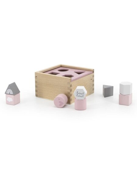 Label Label - Shape Sorting Box - Pink